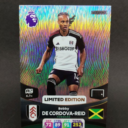 Panini Adrenalyn XL 2024 Bobby De Cordova Reid collectible card like new