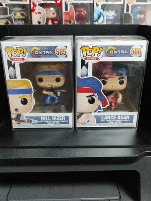 Funko Pop Contra Bundle 585 and 586 like new