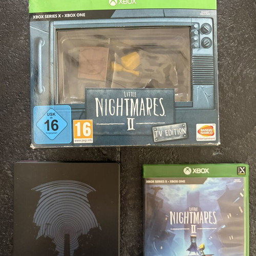 Little Nightmares 2 TV Edition with Steelbook and Figurine like new for Xbox Series X/S