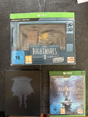 Little Nightmares 2 TV Edition with Steelbook and Figurine like new for Xbox Series X/S