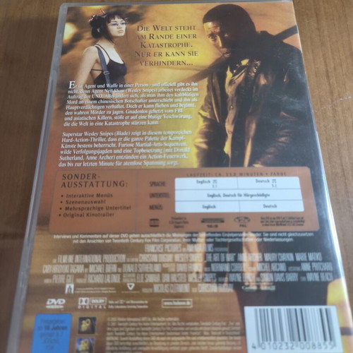 The Art of War DVD like new, action thriller with Wesley Snipes