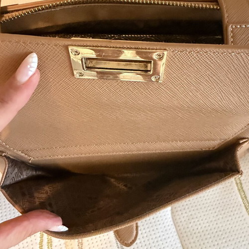 Moschino tote bag like new, tabac color with pockets