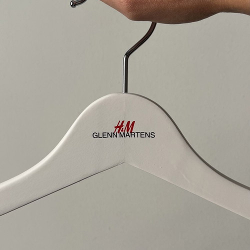H&M x Glenn Martens Wooden Clothes Hanger brand new