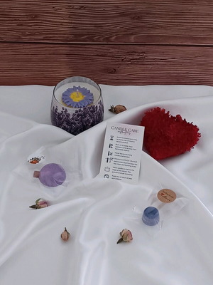 Cherry Blossom Sakura Candle Set with Wax Melts and Vanilla Tobacco