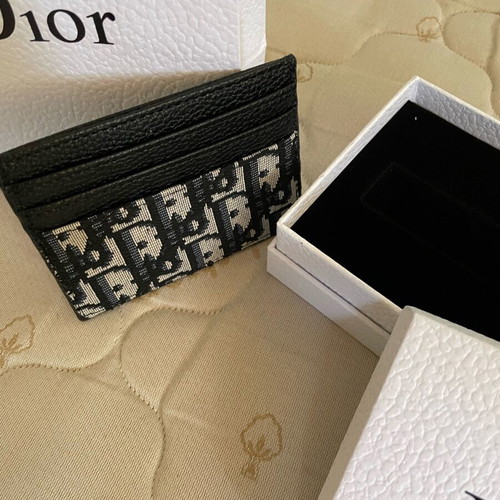 Dior card holder used with bag and box