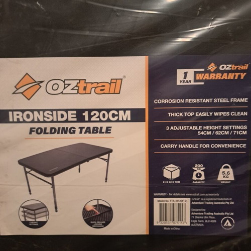 Oztrail Folding Camping Table new