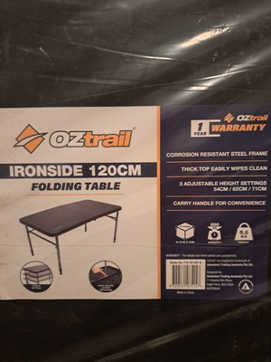 Oztrail Folding Camping Table new