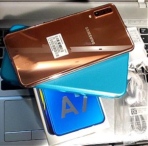 Samsung A7 4/64 Gold Δίκαρτο Super amoled Οθόνη !!