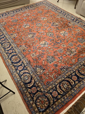 Handmade wool rug like new, 3.5m x 2.7m