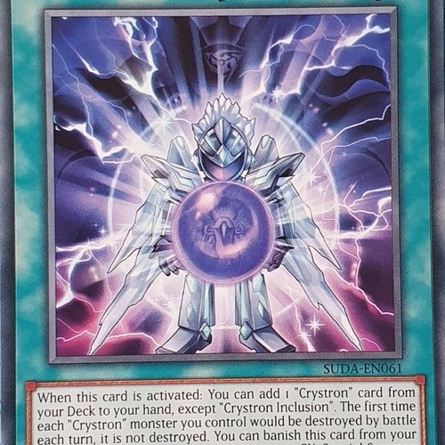 Crystron Inclusion Spell Card Yu-Gi-Oh!