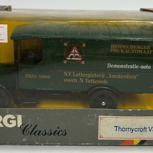 Corgi 1986 Classics 821/1 Thornycroft Van New