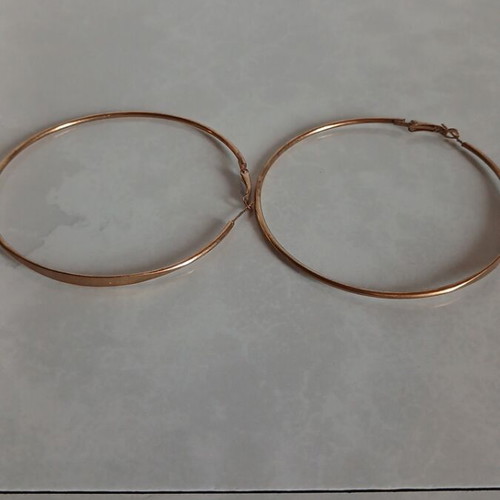 Hoop earrings used