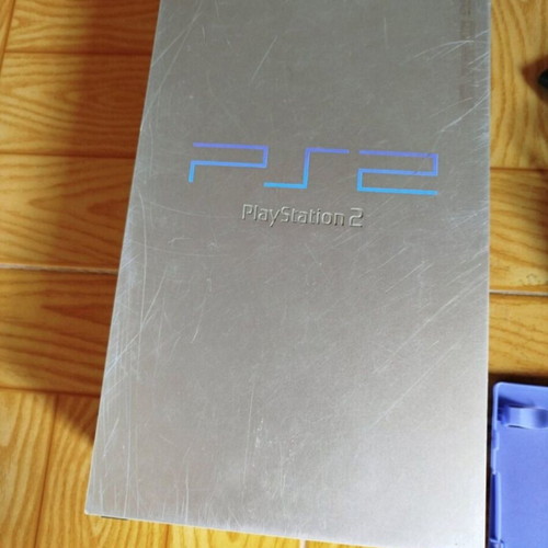 PlayStation 2 (PS2) used with one controller and game, external wear