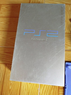 PlayStation 2 (PS2) used with one controller and game, external wear