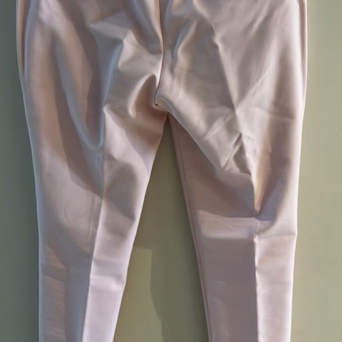 Mango pink chino pants, slim fit, 3/4 length, size M