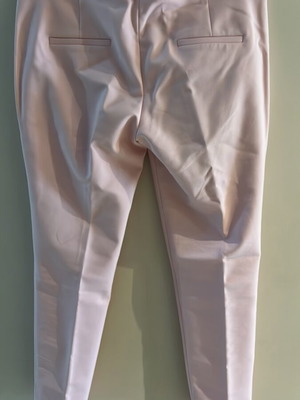 Mango pink chino pants, slim fit, 3/4 length, size M