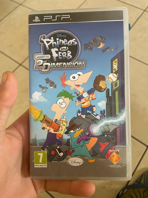 Phineas and Ferb PSP game used with case and manual