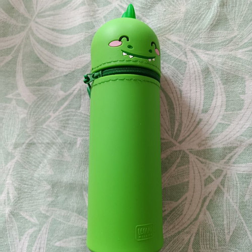 Legami dinosaur barrel pencil case used, very good condition