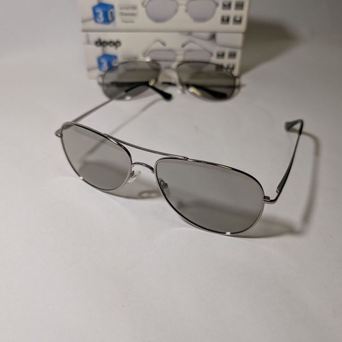 3D doop Aviator Passive glasses like new, 2 pcs, compatible with LG
