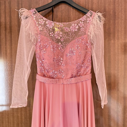 Dress formal pink new, size XS