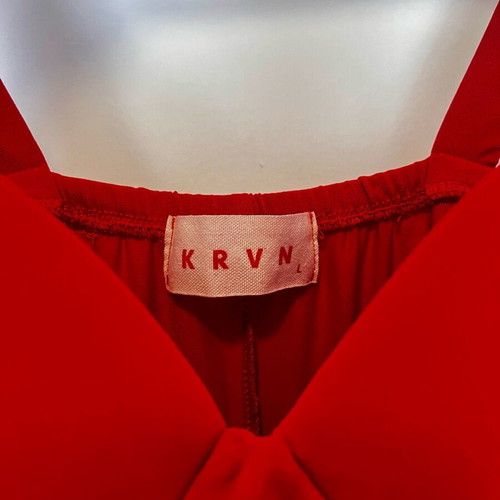 Karavan red mini dress like new, size Large