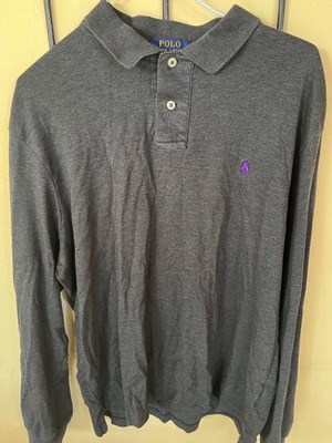 Ralph Lauren Polo πουκάμισο καινούργιο, σκούρο γκρι, L slim fit
