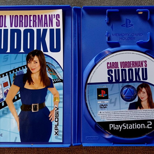 Carol Vorderman's Sudoku PS2 game used
