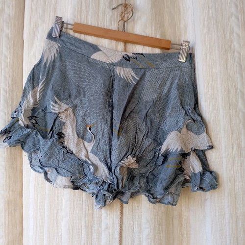 Zara shorts like new, airy, size M, gray and blue