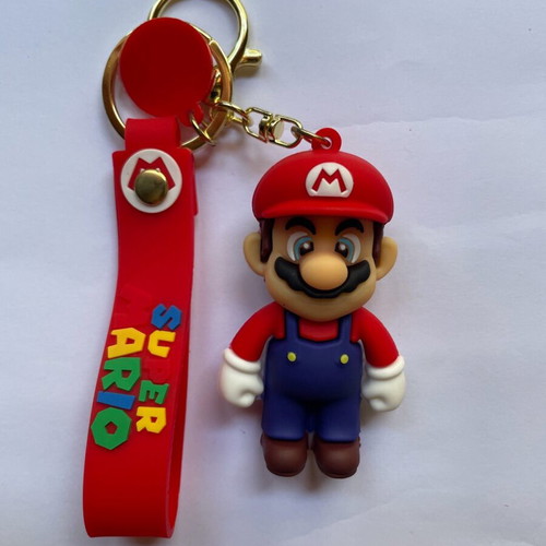 Super Mario red keychain new in sealed packaging