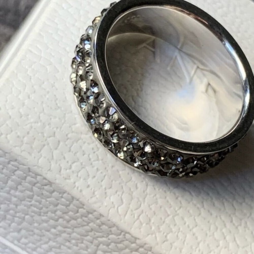 Ring used, stainless steel, elegant band