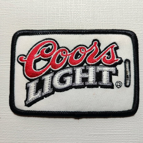 Coors Light sewn patch and festival ID used