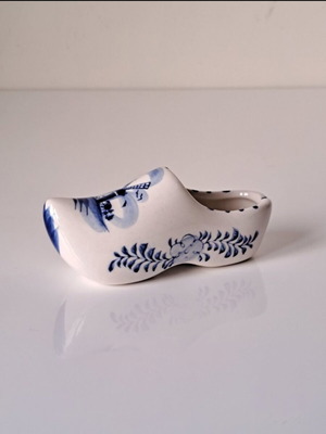 Διακοσμητικό Πορσελάνινο Σαμπό Delft Blue χειροποίητο, καινούργιο