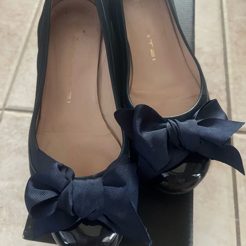 Mourtzi ballerinas blue used, leather size 36