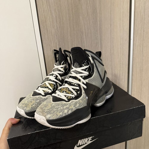 Lebron James leopard shoes used, size 39