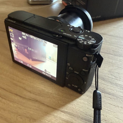 Sony RX100 IV compact camera with HOYA filters