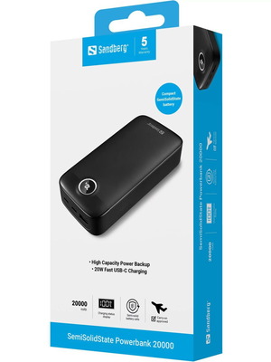 Sandberg SemiSolidState Powerbank 20000 mAh