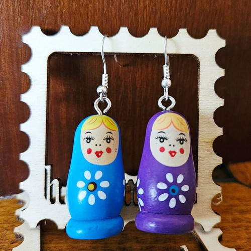 Dangling Babuska Earrings new