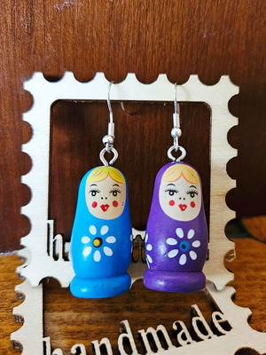 Dangling Babuska Earrings new