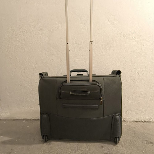 Samsonite suitcase for suits and dresses like new, fabric, khaki