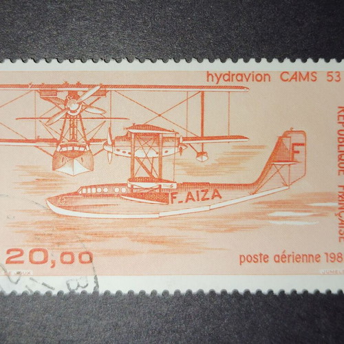 France airmail stamp series