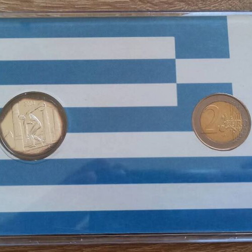 Athens 2004 collectible coins new in blister