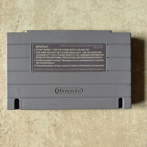 Strike Gunner S.T.G Super Nintendo SNES American