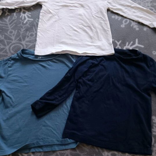 H&M boys' long sleeve cotton shirts 98/104 cm