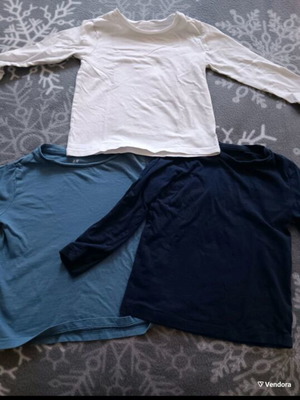 H&M boys' long sleeve cotton shirts 98/104 cm
