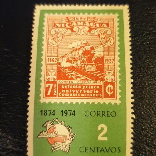 20 Centavos Stamp 1974 Nicaragua new