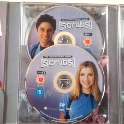 SCRUBS Series 1st&2nd season,8 DVD,46 EPISODES