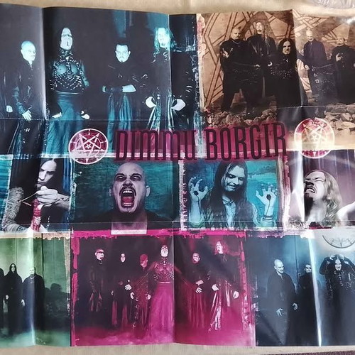 Dimmu Borgir Puritanical Euphoric Misanthropia CD used with bonus track and band poster