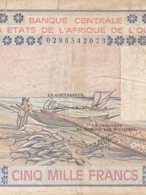 West African banknote