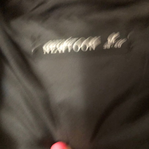Newton puffer jacket black used, size L/XL