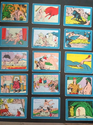 Heracles cards used, set of 15 pieces